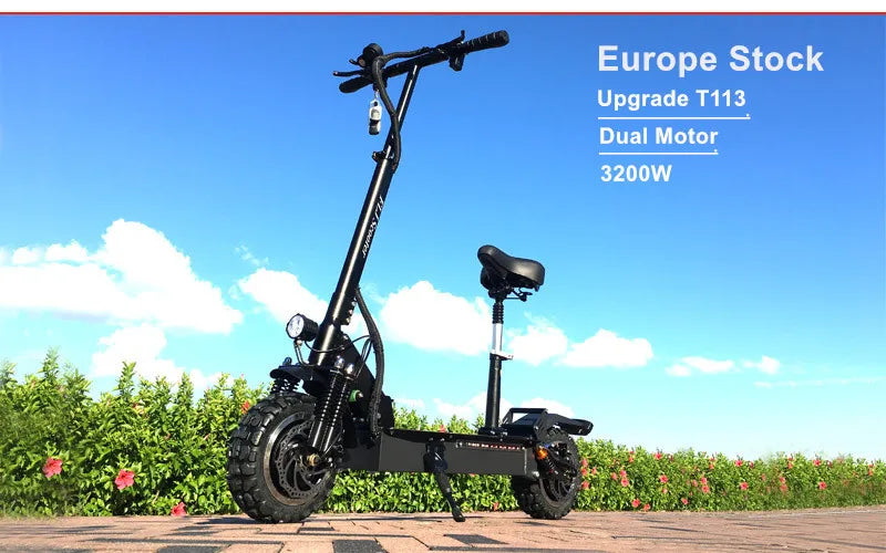 FLJ SK3 pro 72V 7000W E Scooter and 60v/6000wv Strong power 11inch Dual engines E Bike foldable top design Electric Scooter