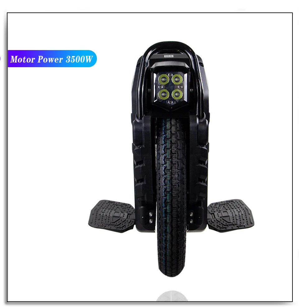 Leaperkim Abrams Electric Unicycle 3500W Motor Off-Road 22" 2700Wh Samsung Battery Powerful 80Km/h Speed Monowheel Free Ship