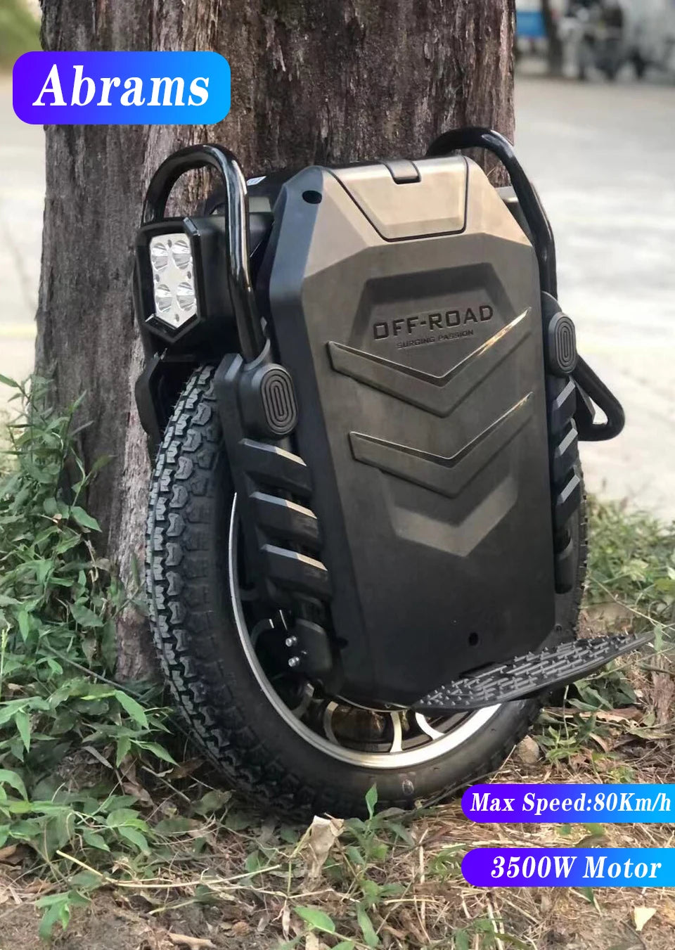 Leaperkim Abrams Electric Unicycle 3500W Motor Off-Road 22" 2700Wh Samsung Battery Powerful 80Km/h Speed Monowheel Free Ship