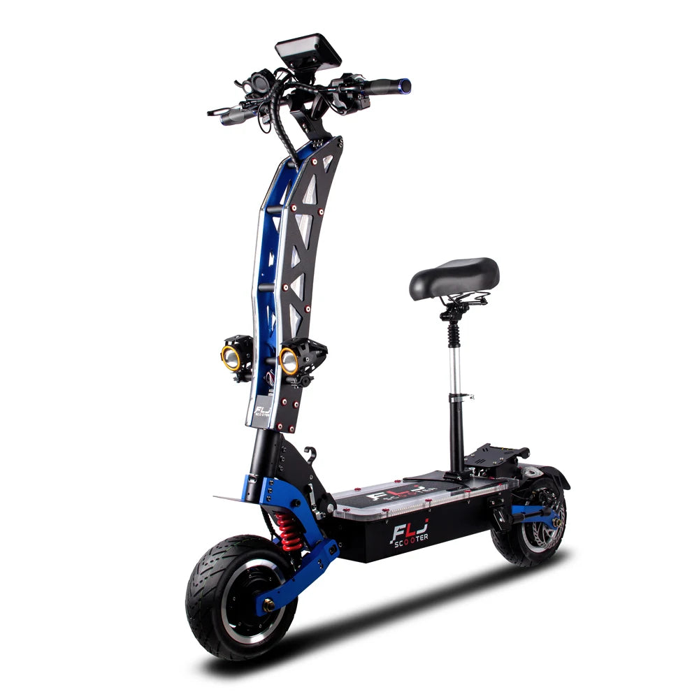 FLJ SK3 pro 72V 7000W E Scooter and 60v/6000wv Strong power 11inch Dual engines E Bike foldable top design Electric Scooter