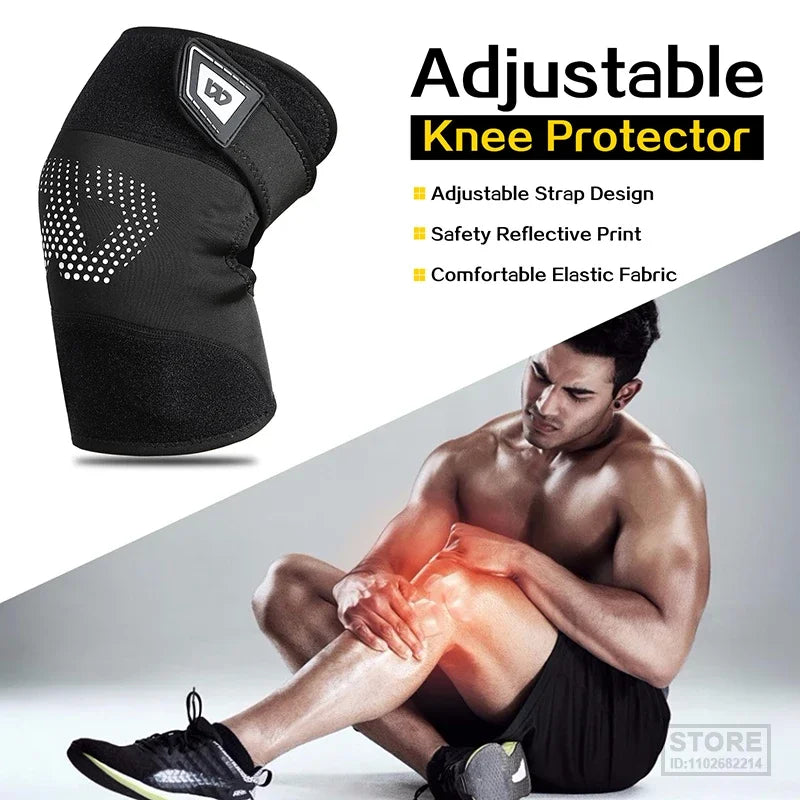 WEST BIKING Knee Pads Cycling Protector With PU Rubber Pad Physical Filling Running Basketball Sports Safety  Tendon Support