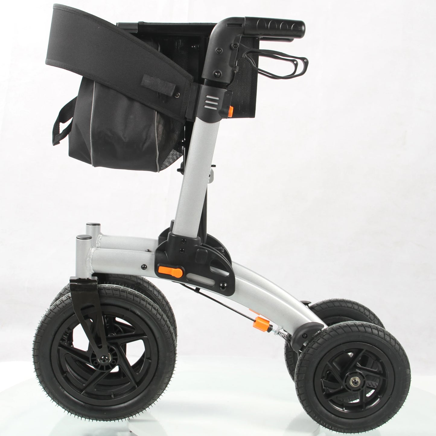 Electronic wheelchair lightweight aluminum walking 2 in 1 rollator electric walker rollator for elderly outdoor rollato