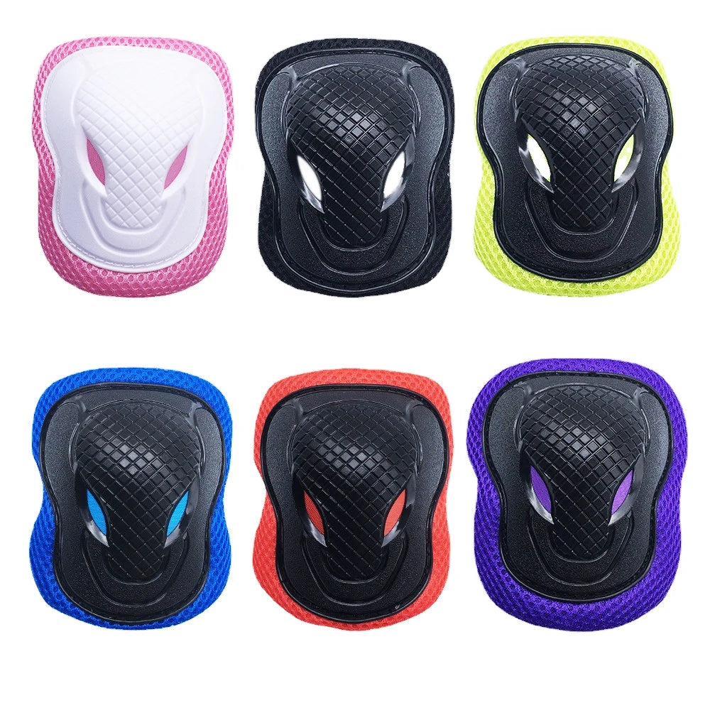 Kids Sports Protective Gear Sets, Knee Pads & Elbow Pads Wrist Guards,3~12yrs Girls Boys Cycling Skating Skateboard Bike Scooter