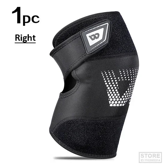 WEST BIKING Knee Pads Cycling Protector With PU Rubber Pad Physical Filling Running Basketball Sports Safety  Tendon Support