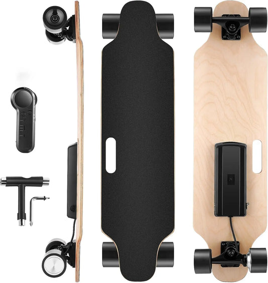 Electric Skateboards with Remote,13 Miles Max Range,Electric Longboard for Adults & Teens,Suitable for Beginners