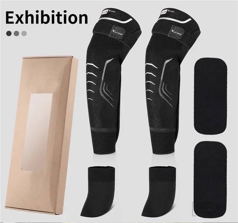 WEST BIKING Knee Pads Cycling Protector With PU Rubber Pad Physical Filling Running Basketball Sports Safety  Tendon Support