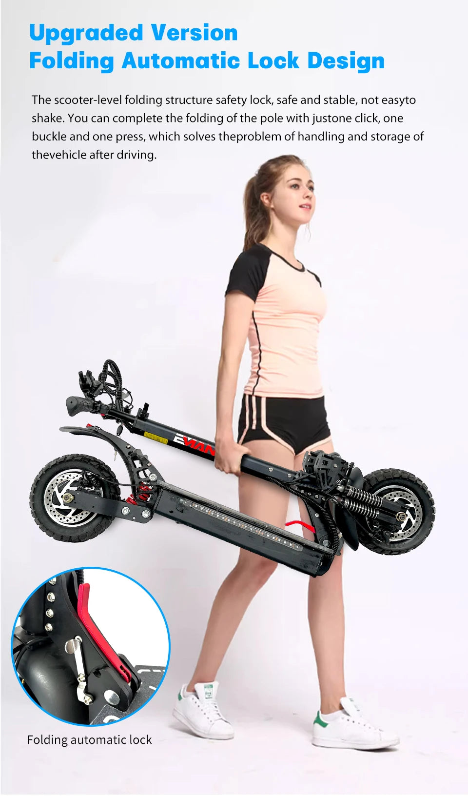 X6 PRO Electric Scooter USA Warehouse Dual Motor Off Road Foldable Adult Mobility E Scooter Electric 1200w 2400w 48v