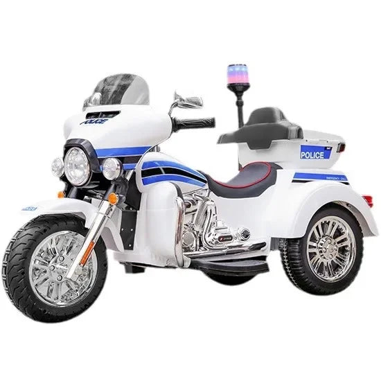 Children's Motorcycle Samat Harley Electric Bike Police Car Male And Female Baby Can Sit In A Rechargeable Toy Car