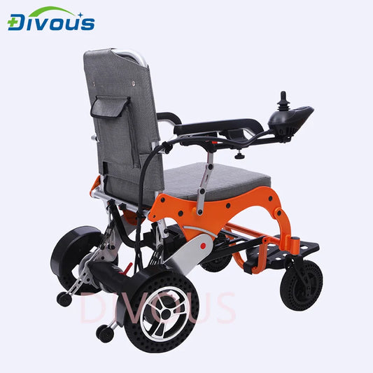 Airline Approved Light Weight Folding Electric Chair Portable Travel Motorized Wheel Chair for Adult