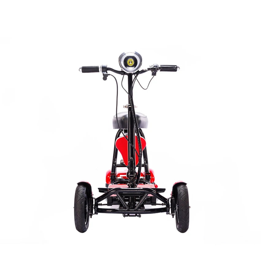 Folding mobility 4 wheel elderly electric wheelchair scooter