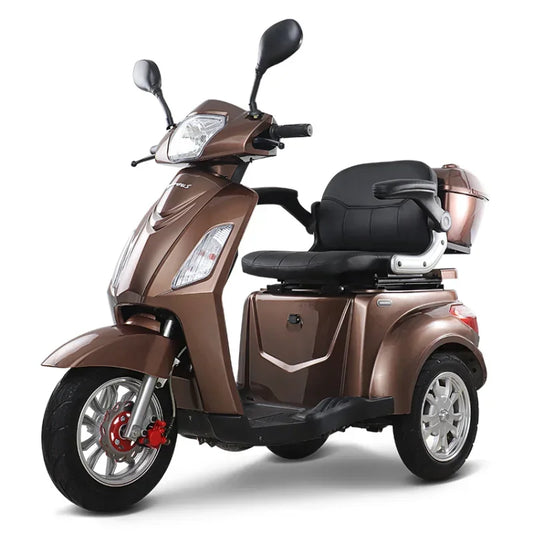 Moped Cargo Scooter Electric Tricycle with 3 Wheel for Adult