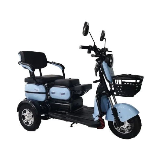 Hot Sale Adult Trike 500W Motor 20ah Battery 2 Person Electric Mobility Tricycle for Elderly